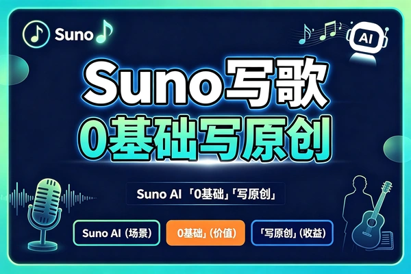 Suno AI音乐创作:零基础变身原创音乐人
