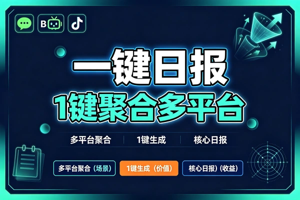 打造个人专属情报网:一键聚合公众号/B站/抖音核心日报生成