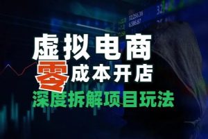 2024年最新暴力起店玩法虚拟电商4.0